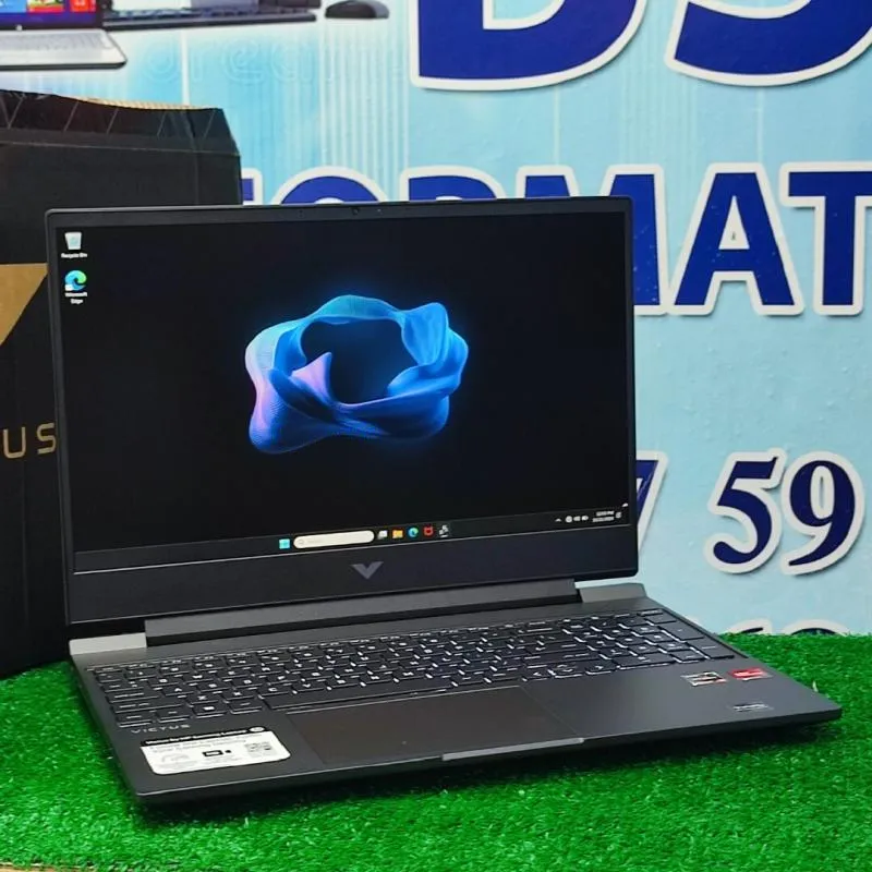 HP Victus 15 — AMD R5 7535HS · 16 Go · RX 6550M · 15.6" 144 Hz