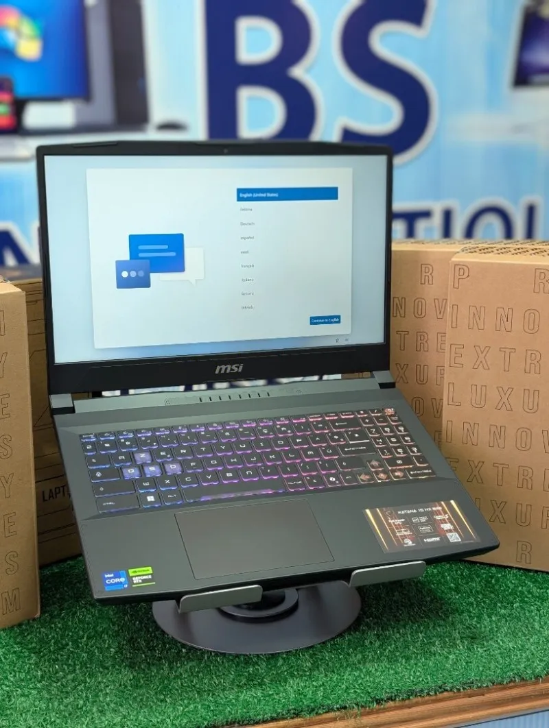 MSI Katana 15HX B14WGK — i7-14650HX · 16 Go · RTX 5070 · 512 Go SSD · 15.6" 144 Hz
