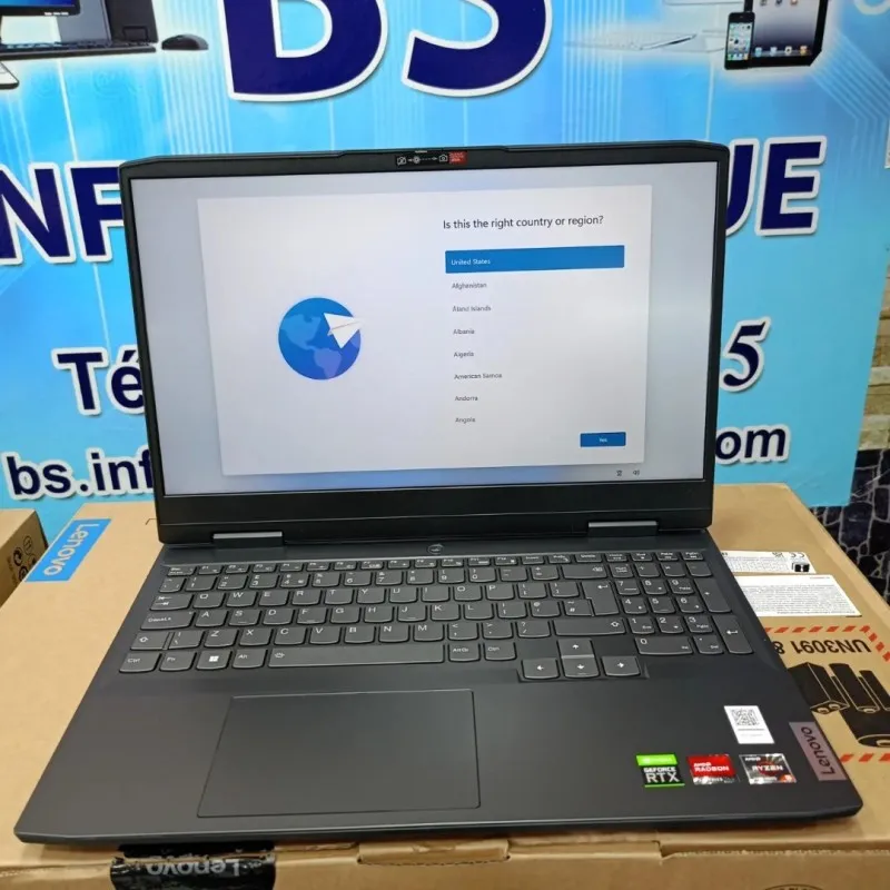 Lenovo IdeaPad Gaming 3 — Ryzen 5 7535HS · 16 Go · RTX 4050 · 15.6" 120 Hz