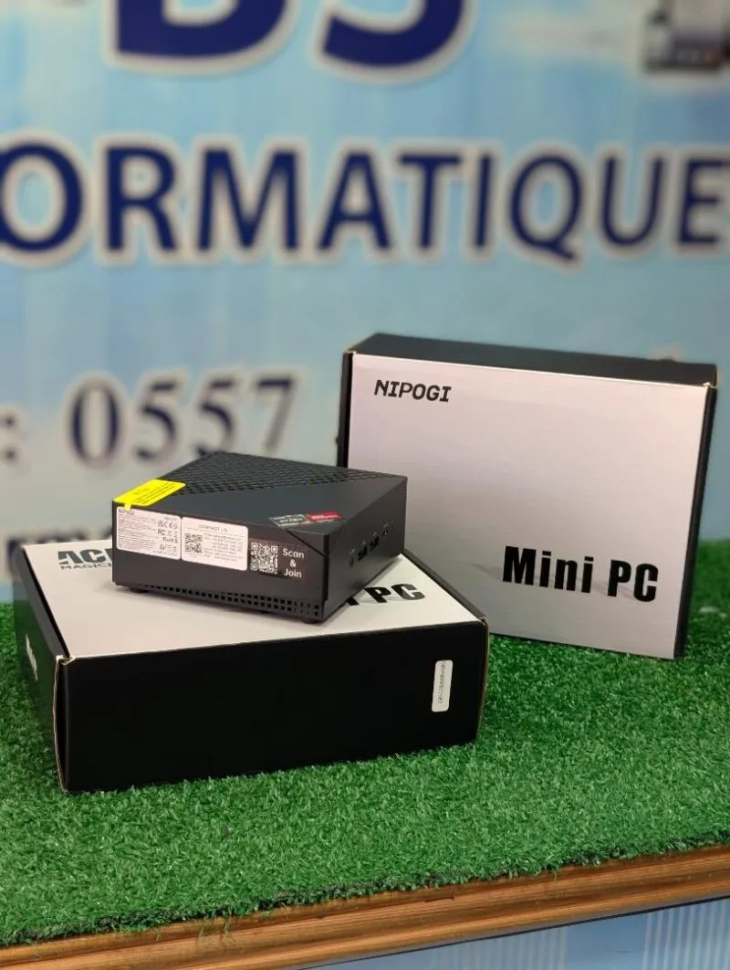 NIPOGI AM06PRO — Ryzen 7 5825U · 32 Go DDR4 · 512 Go NVMe · Vega 8