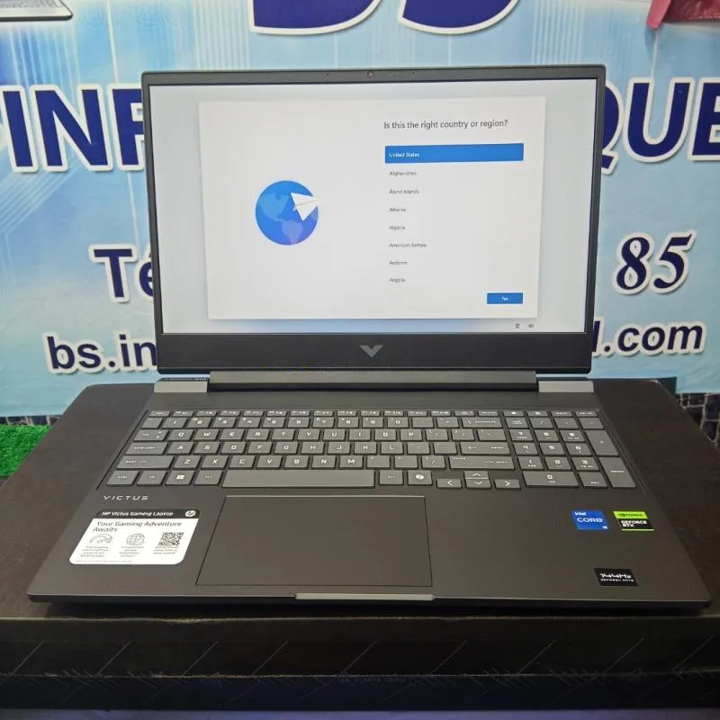 HP Victus 15 — i5-13420H · 16 Go · RTX 3050 · 15.6" 144 Hz