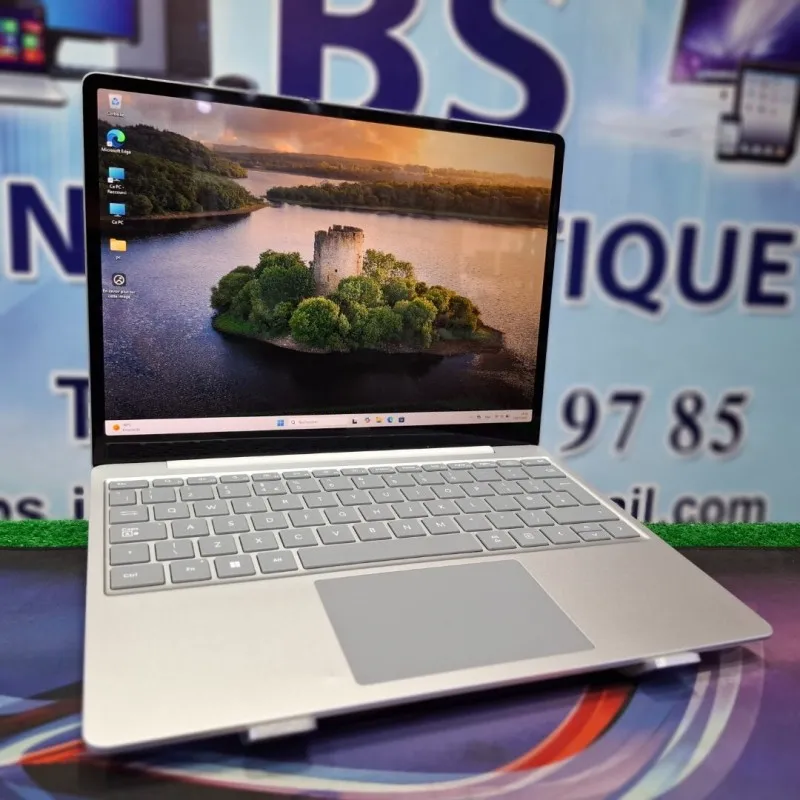 Microsoft Surface Laptop Go 3 — i5-1235U · 16 Go · 256 Go SSD · 12.5" tactile
