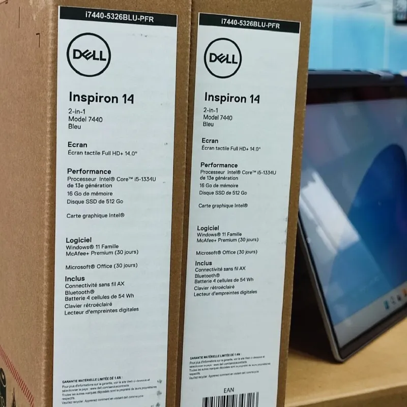 Dell Inspiron 14 7440 2-en-1 — i5-1334U · 16 Go · Écran tactile