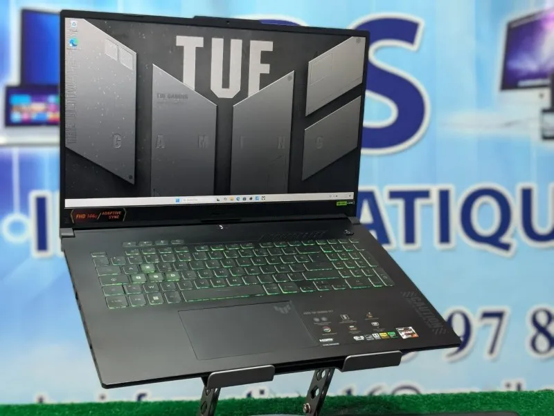 ASUS TUF A17 — Ryzen 7 7735HS · 16 Go DDR5 · RTX 4050 · 17.3" 144 Hz