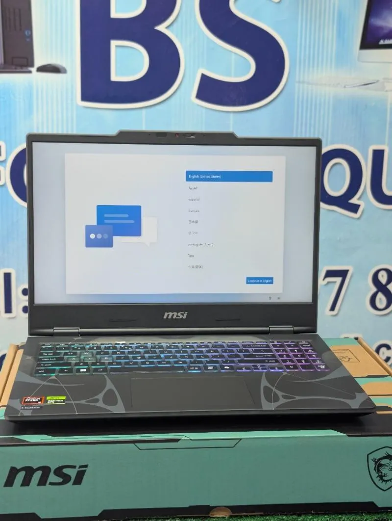 MSI Cyborg A15 AI B2HWFKG — AMD Ryzen 9 270 · 16 Go DDR5 · RTX 5060 · 15,6" 144 Hz