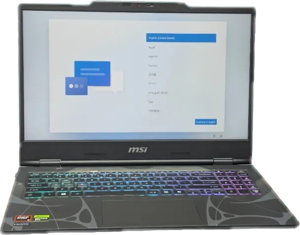 MSI Cyborg A15 AI B2HWFKG — AMD Ryzen 9 270 · 16 Go DDR5 · RTX 5060 · 15,6" 144 Hz