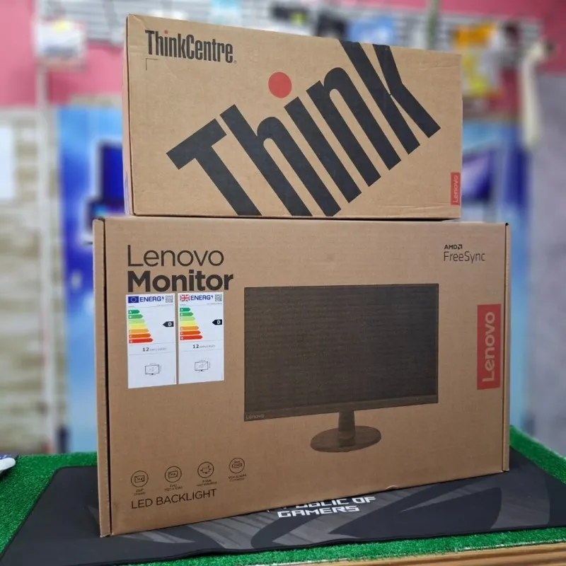 Lenovo ThinkCentre M75q Gen5 — Ryzen 5 8500GE · 16 Go · 256 Go SSD · Écran 23.8" FHD