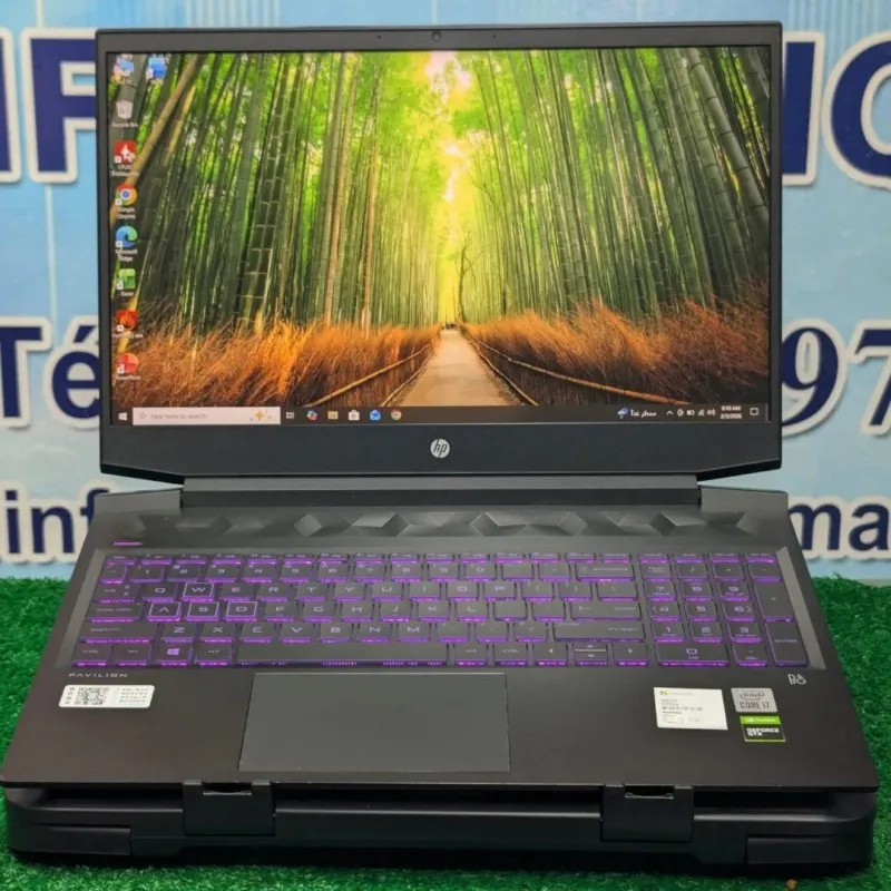 HP Pavilion Gaming — i7-10750H · 16 Go · GTX 1650 Ti · 15.6" Full HD