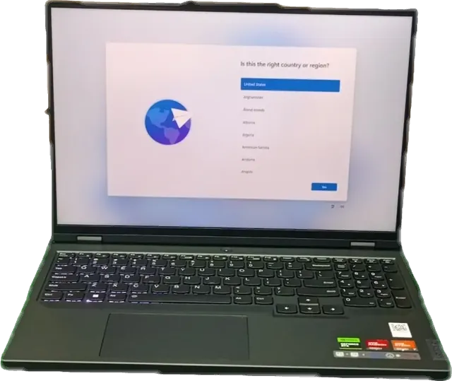 Lenovo Legion Pro 5 — Ryzen 7 7747HX · 16 Go · RTX 4060 · 16" 165 Hz