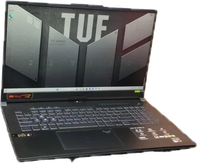 ASUS TUF A17 FA707 — Ryzen 5 7535HS · 16 Go · RTX 4050 · 17.3" 144 Hz