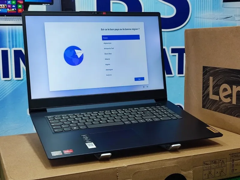Lenovo IdeaPad 3 — AMD Ryzen 7 5700U · 12 Go · 17.3" HD+