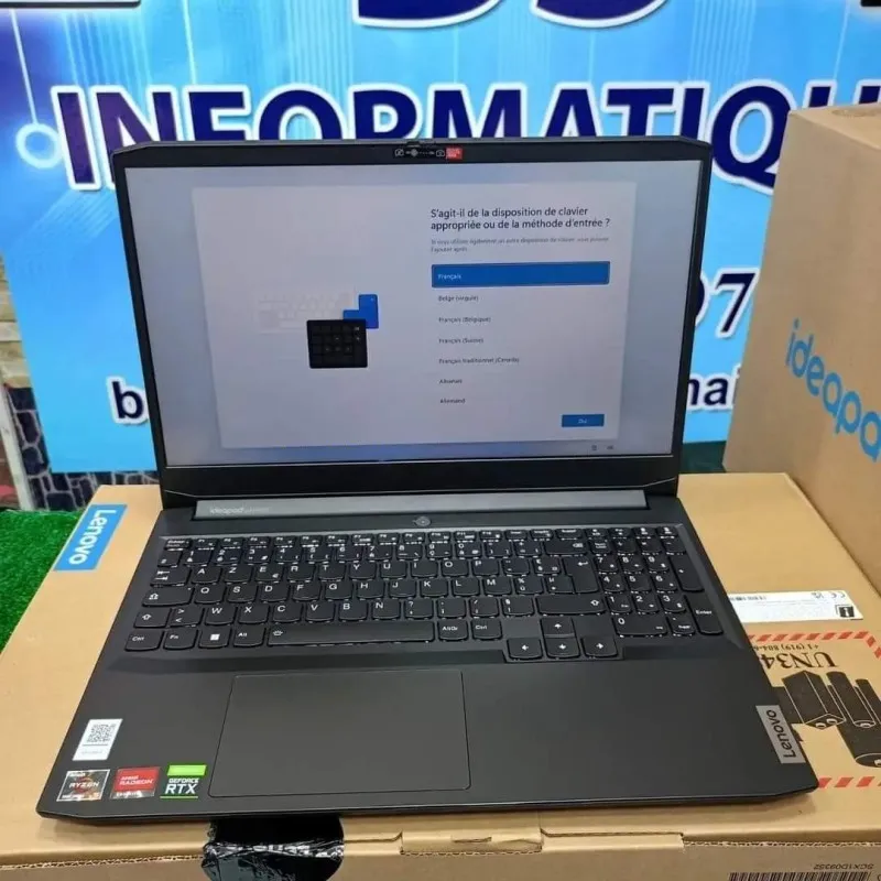Lenovo Ideapad Gaming 3 — Ryzen 5 5600H · 16 Go · RTX 3060 · 15.6" 120 Hz