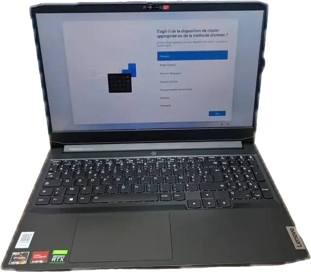 Lenovo Ideapad Gaming 3 — Ryzen 5 5600H · 16 Go · RTX 3060 · 15.6" 120 Hz