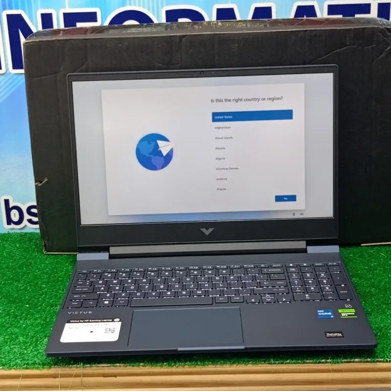 HP Victus — i5-12450H · 16 Go · RTX 3050 · 15.6" 144 Hz