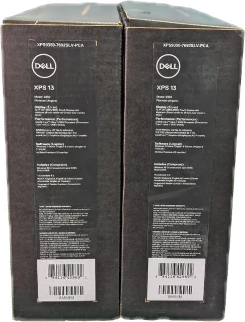 Dell XPS 13 — Ultra 7 258V · 32 Go · 1 To SSD NVMe · 13,4" 3K OLED